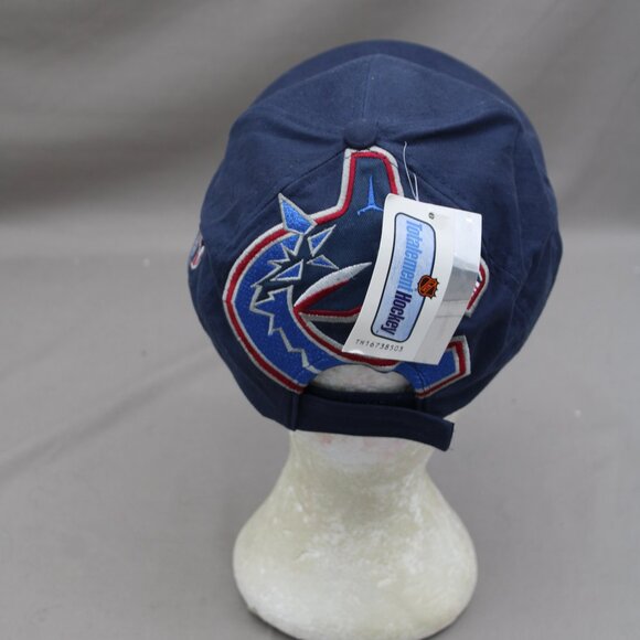 Vancouver Canucks Hat (VTG) - Block Script Back Big Logo - Adult Gripback - Picture 6 of 13